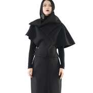 Void Cape-Collar Structured Top / 5120606