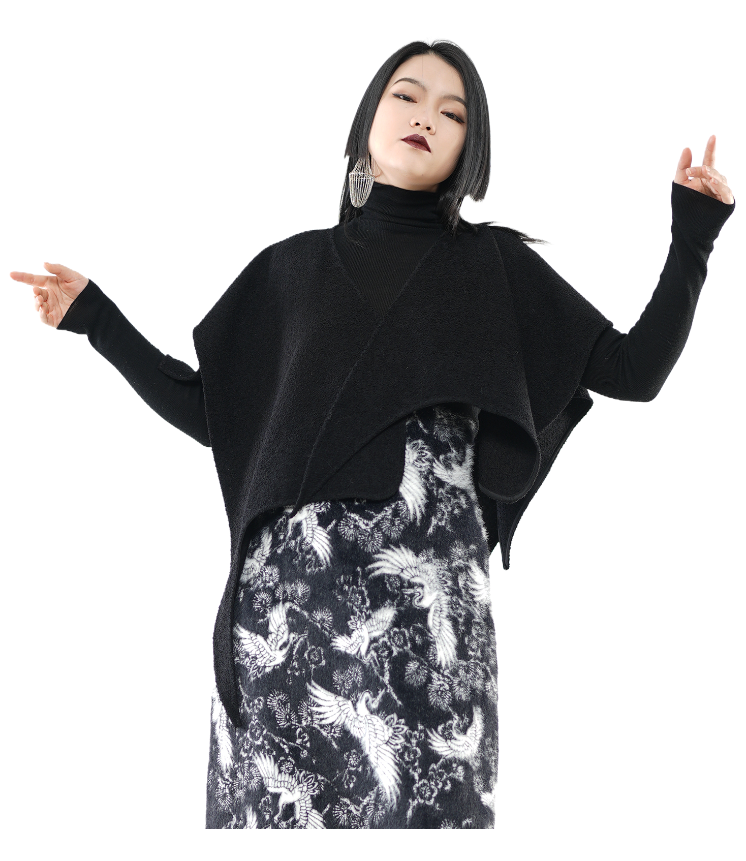 Oversized Cape-Shawl / 6013102