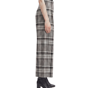Cipher Plaid High-Waist Wide Trousers / 6020411