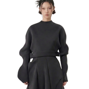 Void Sculpt Mock-Neck Top / 6031404