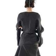 Void Sculpt Mock-Neck Top / 6031404