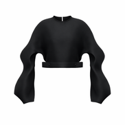 Void Sculpt Mock-Neck Top / 6031404