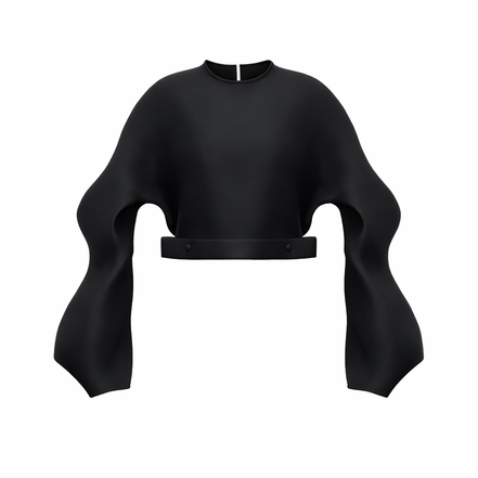 Void Sculpt Mock-Neck Top / 6031404