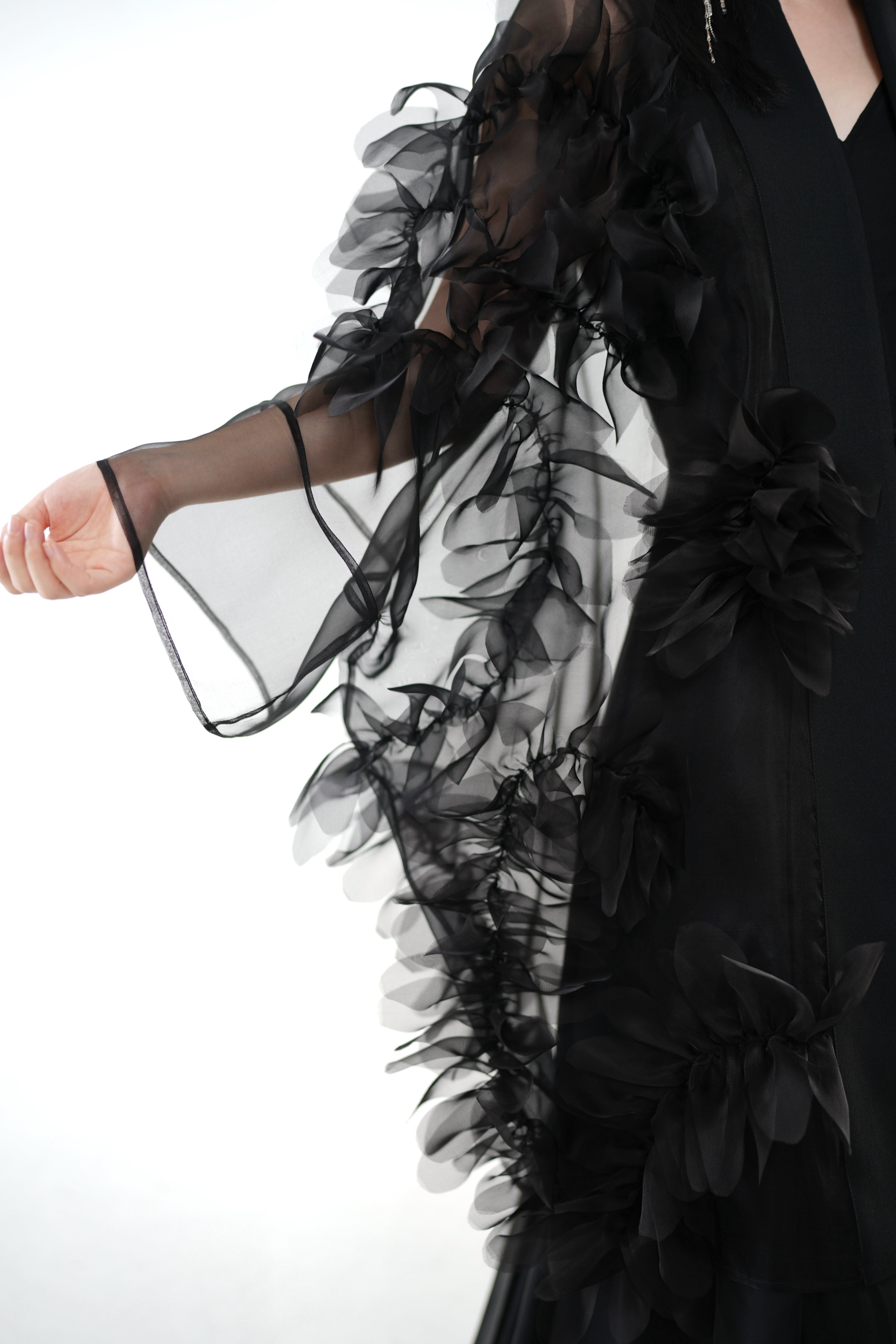 Phantom Bloom Sheer Kimono / 5090605
