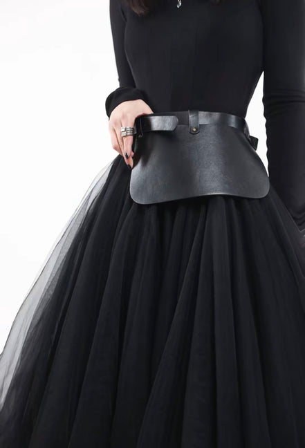 Arc Leather Belt Bag / 5010810