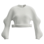 Void Sculpt Mock-Neck Top / 6031404