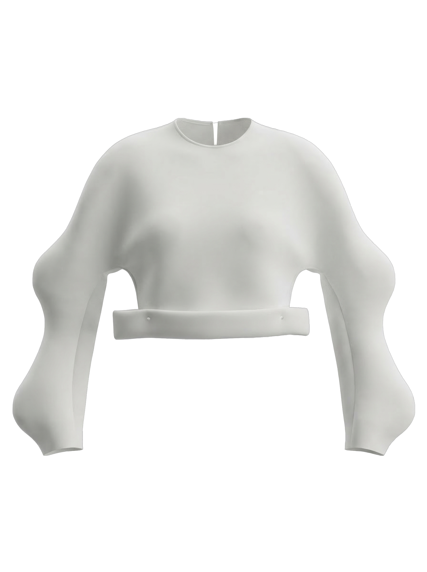 Void Sculpt Mock-Neck Top / 6031404
