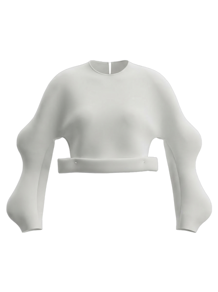 Void Sculpt Mock-Neck Top / 6031404