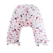 Petal Storm 3D Floral Organza Crop Top / 4072403
