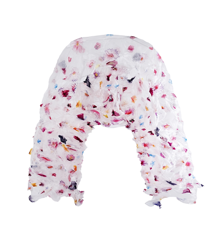 Petal Storm 3D Floral Organza Crop Top / 4072403